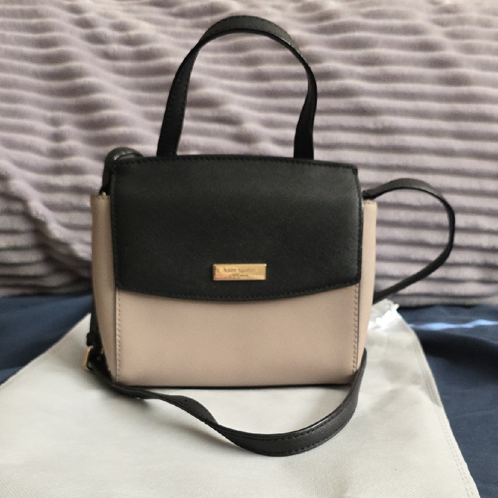 Kate Spade Black and Cream Crossbody Bag